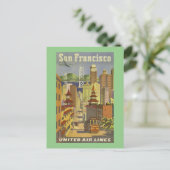 San    FranciscoVintage Briefkaart (Staand voorkant)
