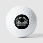 San Fransisco Californië Golfballen (Voorkant)