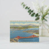 San Fransisco Golden Gate Bridge  Briefkaart (Staand voorkant)