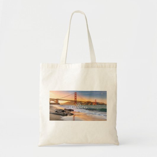 San Fransisco Golden Gate Bridge Canvas tas (Voorkant)