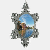 San Fransisco Palace of Fine Arts Tin Sneeuwvlok Ornament (Links)