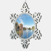 San Fransisco Palace of Fine Arts Tin Sneeuwvlok Ornament (Rechts)