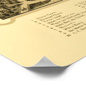 San Gabriel, CA Panoramic Map - 1893 Poster (Hoek)