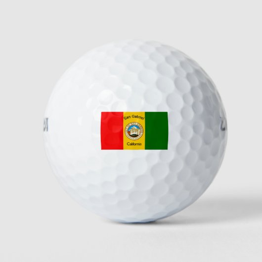 San Gabriel Californië Golfballen (Voorkant)