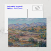 San Gabriel Mountains Briefkaart (Voorkant / Achterkant)