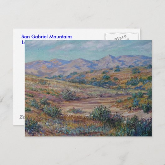San Gabriel Mountains Briefkaart (Voorkant / Achterkant)