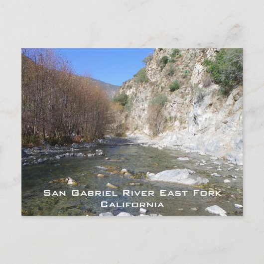 San Gabriel River East Fork Briefkaart! Briefkaart (Voorkant)