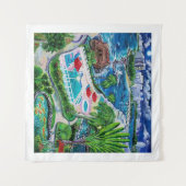 San Geronimo, Atlantische tuin, Condado, Puerto Ri Wandkleed (Voorkant (horizontaal))