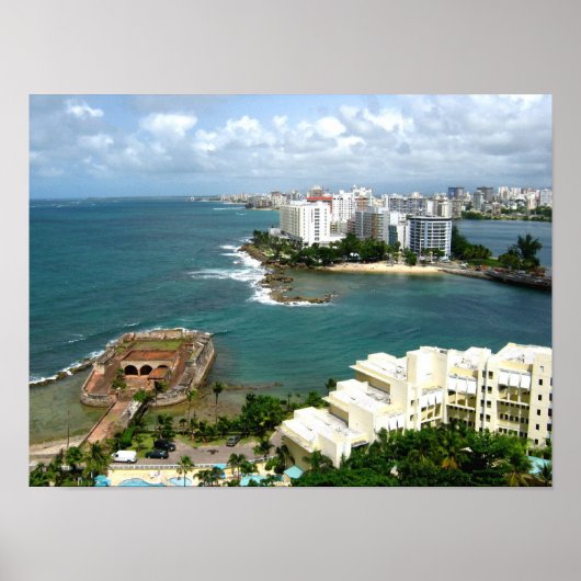 San Geronimo en Condado, Puerto Rico Poster (Voorkant)