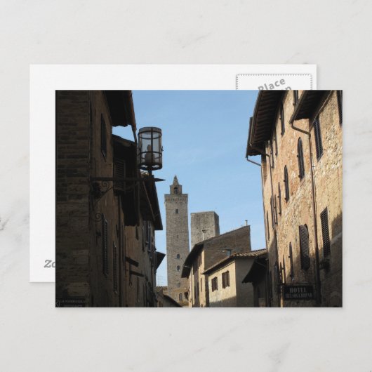 San Gimignano Briefkaart (Voorkant / Achterkant)