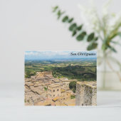 San Gimignano, Italië Briefkaart (Staand voorkant)