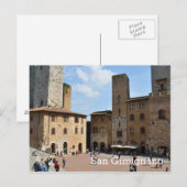 San Gimignano, Italië Briefkaart (Voorkant / Achterkant)