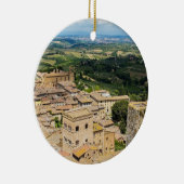 San Gimignano, Italië Keramisch Ornament (Rechts)