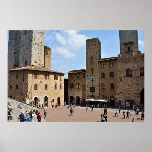 San Gimignano, Italië Poster (Voorkant)