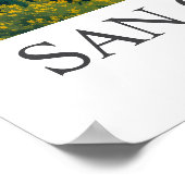 San Gimignano Italy Vintage Travel Art Poster (Hoek)