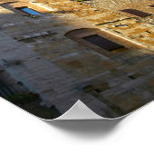 San Gimignano Old Town, Siena, Toscane, Italië Poster (Hoek)