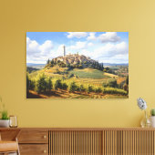 San Gimignano, Toscane - Italië Canvas Print (Insitu (Woonkamer))