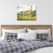 San Gimignano, Toscane - Italië Canvas Print (Insitu (Slaapkamer))