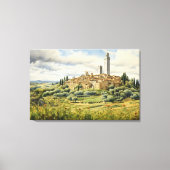 San Gimignano, Toscane - Italië Canvas Print (Voorkant)