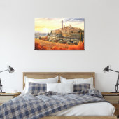 San Gimignano, Toscane - Italië Canvas Print (Insitu (Slaapkamer))