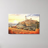 San Gimignano, Toscane - Italië Canvas Print (Voorkant)