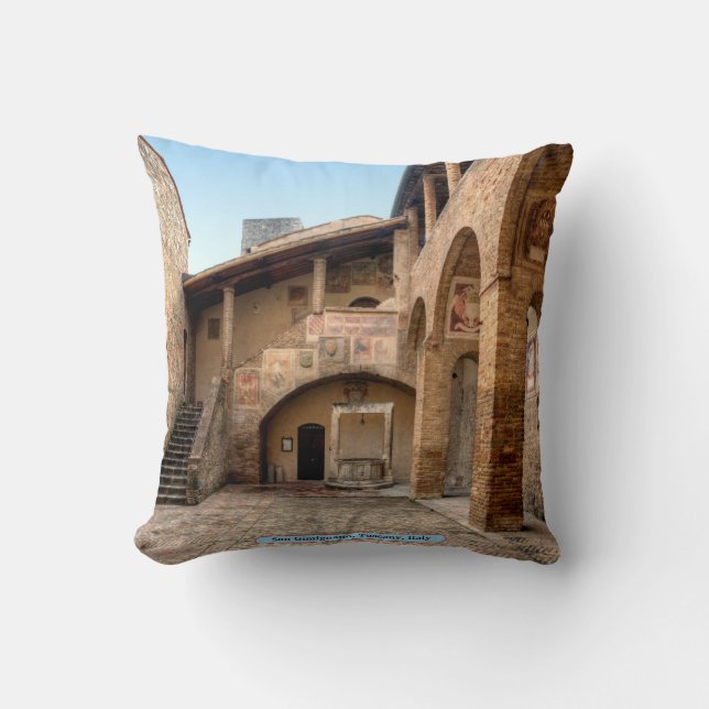San Gimignano, Toscane, Italië Kussen (Voorkant)