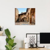 San Gimignano, Toscane, Italië Poster (Thuiskantoor)