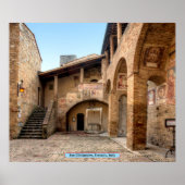 San Gimignano, Toscane, Italië Poster (Voorkant)