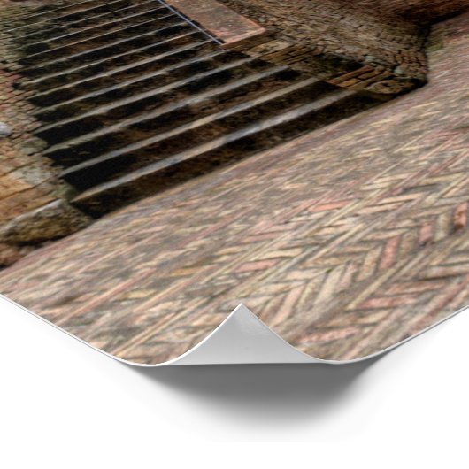 San Gimignano, Toscane, Italië Poster (Hoek)