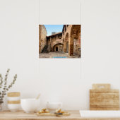 San Gimignano, Toscane, Italië Poster (Keuken)