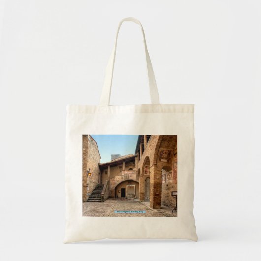 San Gimignano, Toscane, Italië Tote Bag (Voorkant)
