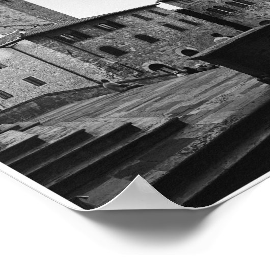 San Gimignano Towers Poster (Hoek)