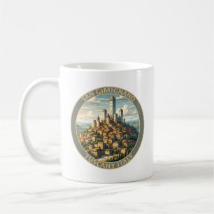 San Gimignano Tuscany Italië Koffiemok