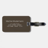 San Gimignano Tuscany Italië Panorama Souvenir Bagagelabel (Achterkant horizontaal)