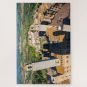 San Gimignano vanuit de lucht, Toscane Legpuzzel (Verticaal)