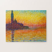 San Giorgio Maggiore in Dusk Claude Monet Legpuzzel (Horizontaal)