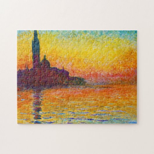San Giorgio Maggiore in Dusk Claude Monet Legpuzzel (Horizontaal)