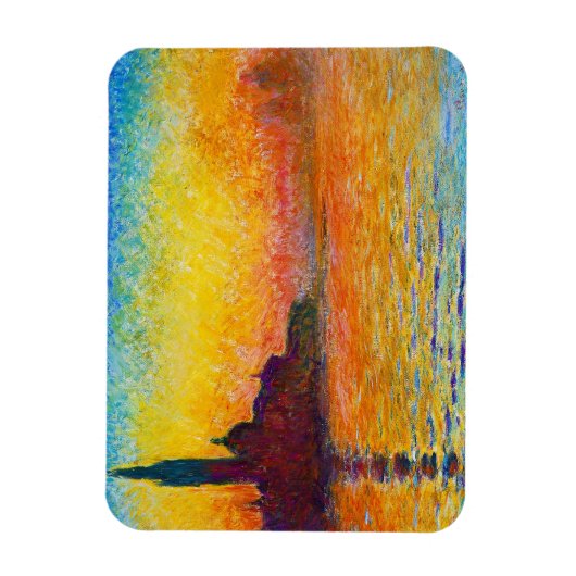 San Giorgio Maggiore in Dusk Claude Monet Magneet (Verticaal)