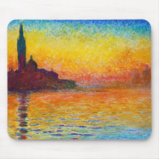 San Giorgio Maggiore in Dusk Claude Monet Muismat (Voorkant)