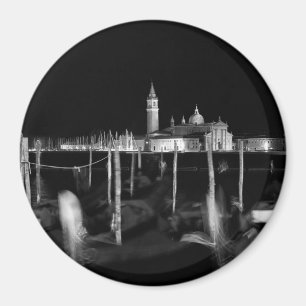 San Giorgio Maggiore kerk, gondels in Venetië Magneet