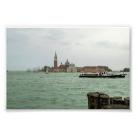 San Giorgio Maggiore-kerk & Venetiaanse Lagune Foto Afdruk