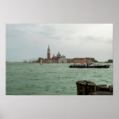 San Giorgio Maggiore kerk & Venetiaanse lagune Poster (Voorkant)