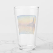 San Giorgio Maggiore te Dusk (door Claude Monet) Glas (Achterkant)