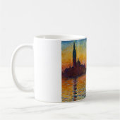 San Giorgio Maggiore te Dusk (door Claude Monet) Koffiemok (Links)