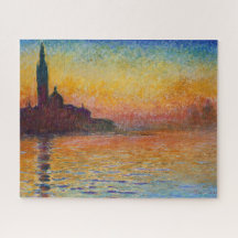 San Giorgio Maggiore te Dusk (door Claude Monet)