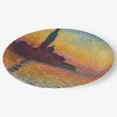 San Giorgio Maggiore te Dusk (door Claude Monet) Papieren Bordje (Gekanteld)