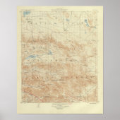 San Gorgonio quadrangle toont San Andreas Rift Poster (Voorkant)