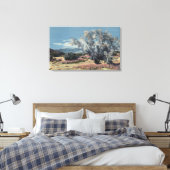San Gorgonio Uitzicht, Rookbomen Canvas Afdruk (Insitu (Slaapkamer))