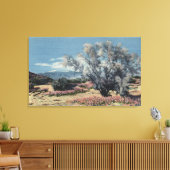 San Gorgonio Uitzicht, Rookbomen Canvas Afdruk (Insitu (Woonkamer))