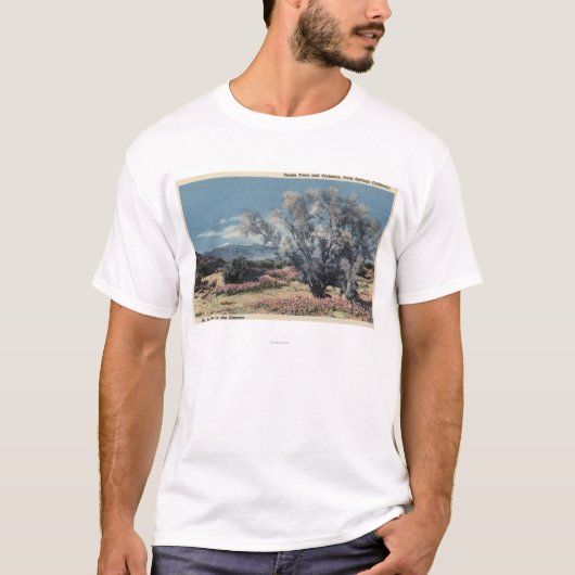 San Gorgonio Uitzicht, Rookbomen T-shirt (Voorkant)